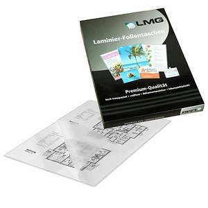 25 LMG Laminierfolien glänzend für A4 25 LMG Laminierfolien glänzend für A4