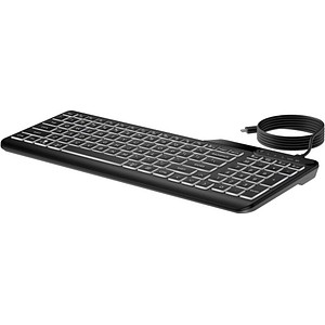 0197192768518 - 400 Blacklit Tastatur kabelgebunden schwarz 0197192768518 HP 0197192768518 - 400 Blacklit Tastatur kabelgebunden schwarz 0197192768518 HP