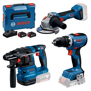 4053423622379 - AKTION BOSCH Professional Elektrowerkzeug-Set 180 V mit 2 Akkus mit Prämie nach Registrierung
