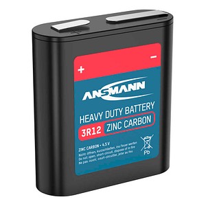 Ansmann Batterie, 3R12 / Flachbatterie / 3LR12, 4,5 Volt 4013674013098 Ansmann