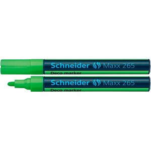 4004675007506 - Decomarker Maxx 265 leuchtgrün 2-3mm Rundspitze 4004675007506 Schneider