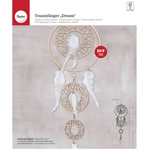 4006166249716 - Bastelset Traumfänger weiß beige