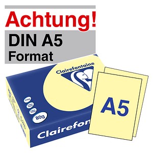 3329680291605 - Kopierpapier Trophée gelb DIN A5 80 qm 500 Blatt 3329680291605 500 Blatt