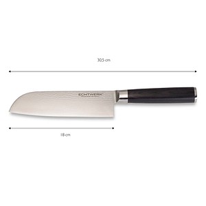 4260238061228 - Santokumesser Damaszener Kochmesser Küchenmesser aus hochwertigem Damaststahl Klinge 18 cm schwarz 4260238061228 - Santokumesser Damaszener Kochmesser Küchenmesser aus hochwertigem Damaststahl Klinge 18 cm schwarz