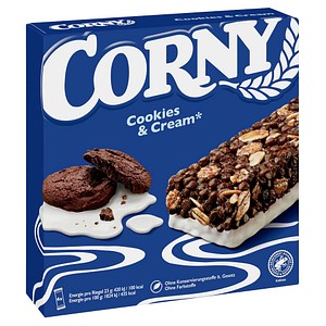4011800000103 - Corny Müsliriegel CLASSIC Cookies & Cream 6x23g