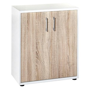 4260637312105 - Aktenschrank Cimal 143650 weiß eiche 1 Fachboden 650 x 340 x 770 cm