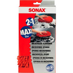 4064700428102 - Microfaser Schwamm - Anzahl 1x - rot - Sonax