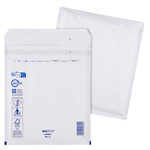 100 aroFOL® CLASSIC Luftpolstertaschen W5/E weiß für DIN C5