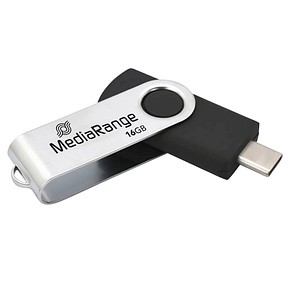 4260664879435 - USB-Stick schwarz silber 16 GB 4260664879435 MediaRange 4260664879435 - USB-Stick schwarz silber 16 GB 4260664879435 MediaRange
