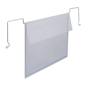 4005546742434 - DURABLE 118719 - Drahtbügeltasche mit Klappe A5 quer transparent 50 Stück 4005546742434 - DURABLE 118719 - Drahtbügeltasche mit Klappe A5 quer transparent 50 Stück