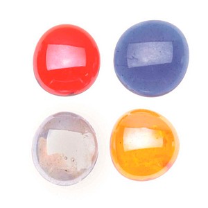 7610877462738 - Muggelsteine mehrfarbig Glasnuggets Ø 2000 mm 2000 g 1 Pack