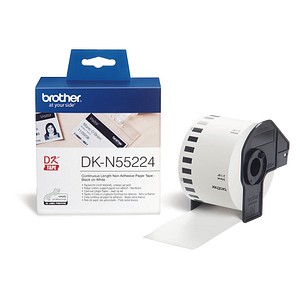 1 brother Endlospapierrolle für Etikettendrucker DK-N55224 weiß 54,0 mm x 30,48 m