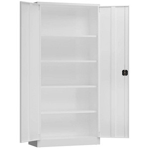 4061815605268 - Stahlschrank ClassiX X-530367 signalweiß 920 x 600 x 1945 cm aufgebaut  4061815605268 LÜLLMANN