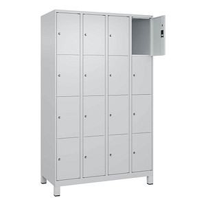 4066681682191 - Schließfachschrank Classic Plus lichtgrau 080010-404 S10009 16 Schließfächer 1200 x 500 x 1950 cm 4066681682191 C+P-Möbel