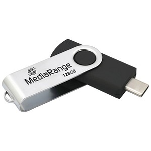 4260664879497 - USB-Stick schwarz silber 128 GB 4260664879497 MediaRange 4260664879497 - USB-Stick schwarz silber 128 GB 4260664879497 MediaRange