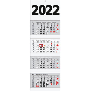 Wandkalender 2022 Kalender Garant 4 Monate