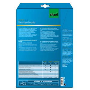 4004360998829 - Fotopapier Everyday IP 713 A4 für Inkjet 170g weiß hochglänzend einseitig bedruckbar 4004360998829 20 Blatt 4004360998829 - Fotopapier Everyday IP 713 A4 für Inkjet 170g weiß hochglänzend einseitig bedruckbar 4004360998829 20 Blatt