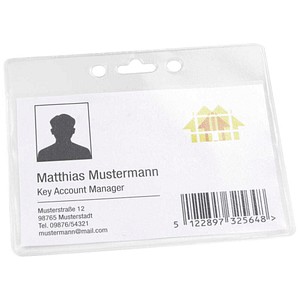 EICHNER Ausweishüllen transparent A7 quer, 200 St.