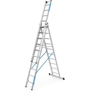 4003866415793 - Vielzweckleiter Skymaster Plus X silber 3x 10 Sprossen H 6880 cm