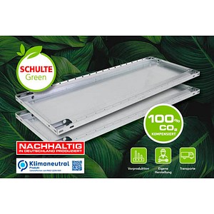 4058255111343 - Fachboden MULTIplus 150 B1000xT600mm Tragfähigkeit 150 kg Stahlblech silber verzinkt für Steckregal - Schulte Lagertechnik