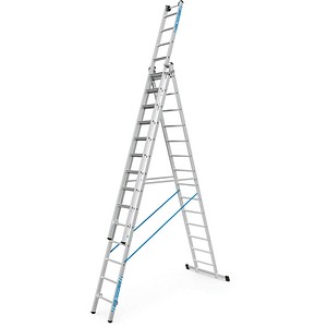 4003866415816 - Vielzweckleiter Skymaster Plus X silber 3x 14 Sprossen H 9730 cm