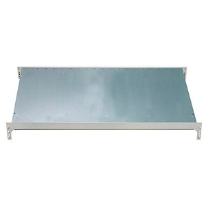 4004514259103 - Fachboden für Schrägbodenregal L MULTIplus150 grau 1300 x 600 cm