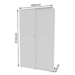 8029466045396 - Schiebetürenschrank Idea IDEC07S ECECR eukalyptus 4 Fachböden 1200 x 426 x 2140 cm