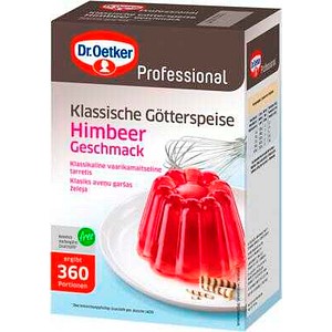 Dr. Oetker Götterspeise Himbeer-Geschmack  1,0 kg, 1 St.