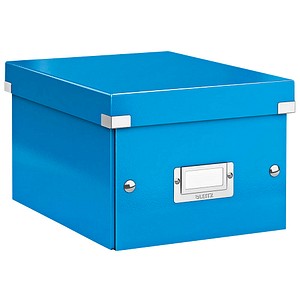 LEITZ Click & Store Aufbewahrungsbox 7,4 l blau 21,6 x 28,2 x 16,0 cm