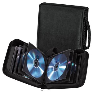 hama 20er CD-/DVD-Tasche Wallet schwarz, 1 St.