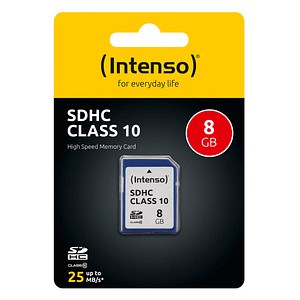 4034303016051 - Speicherkarte 3411460 SDHC Class 10 bis 25 MB s 8 GB 4034303016051 INTENSO 4034303016051 - Speicherkarte 3411460 SDHC Class 10 bis 25 MB s 8 GB 4034303016051 INTENSO