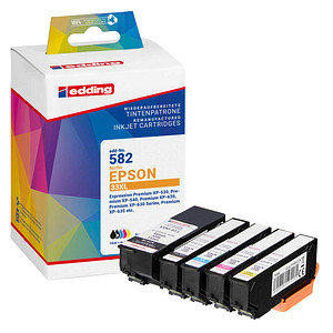 4057305033352 - Druckerpatrone ersetzt Epson 33XL T3351 T3361 T3362 T3363 T3364 Kompatibel Kombi-Pack Schwarz Photo Schwarz Cyan Magenta Gelb EDD-582 18-582