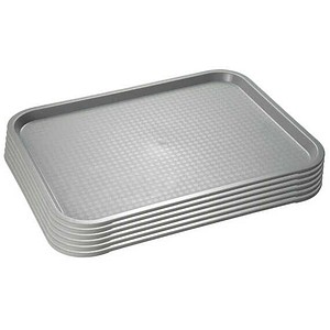APS Tablett grau rechteckig 35,0 x 27,0 cm, 1 St.