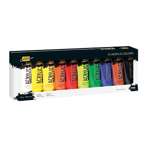 4000798841706 - 10 SOLO GOYA Acrylfarben farbsortiert 10 x 1000 ml 4000798841706 1000 Milliliter 4000798841706 - 10 SOLO GOYA Acrylfarben farbsortiert 10 x 1000 ml 4000798841706 1000 Milliliter