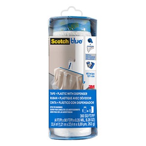 0051141340647 - Blue? Abdeckfolie mit Abroller transparent 1220 cm x 274 m 1 Rolle 0051141340647 Scotch 0051141340647 - Blue? Abdeckfolie mit Abroller transparent 1220 cm x 274 m 1 Rolle 0051141340647 Scotch