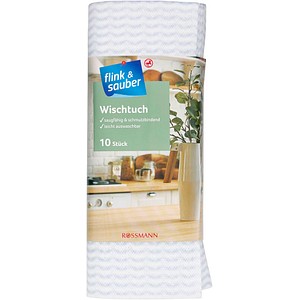4305615392004 - flink & sauber Wischtücher Viskose 60 °C waschbar 10 St