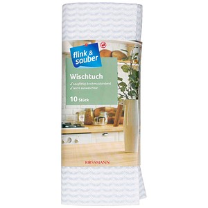 4305615392004 - flink & sauber Wischtücher Viskose 60 °C waschbar 10 St