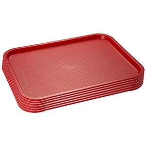 APS Tablett rot rechteckig 41,0 x 30,5 cm, 1 St.