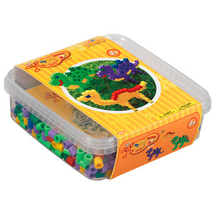 0028178087425 - Bügelperlen maxi + Stiftplatte Dinosaurier in Box Durchmesser Bügelperle maxi 100 mm - 1 Stück (00008742) 0028178087425 - Bügelperlen maxi + Stiftplatte Dinosaurier in Box Durchmesser Bügelperle maxi 100 mm - 1 Stück (00008742)