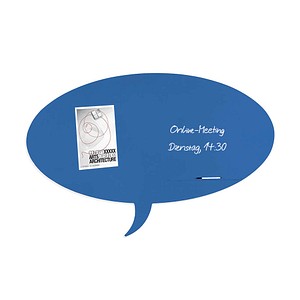 8427951021342 - Whiteboard Skinshape Whiteboard 75x115 bu 750 x 1150 cm blau Stahl