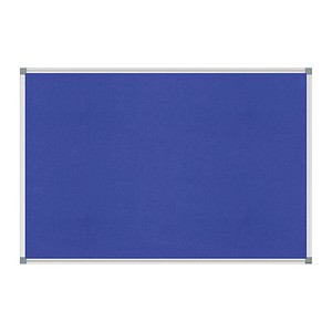 4002390065085 - Pinnwand Standard 6444235 120x90cm Filz Aluminiumrahmen blau