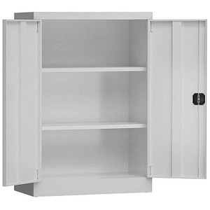 4061815565753 - Stahlschrank ClassiX X-530320 lichtgrau 920 x 420 x 1200 cm aufgebaut  4061815565753 LÜLLMANN