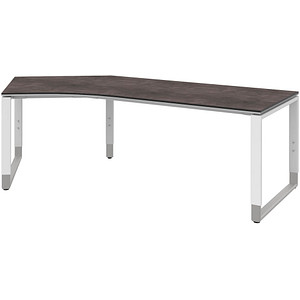 4059484212702 - Winkelschreibtisch TEQSTYLE 120° höhenverstellbar B 2170 x T 800 x H 680-820 mm Winkel links quarzit weiß 4059484212702 - Winkelschreibtisch TEQSTYLE 120° höhenverstellbar B 2170 x T 800 x H 680-820 mm Winkel links quarzit weiß