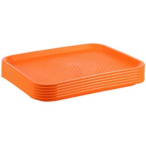 APS Tablett orange rechteckig 35,0 x 27,0 cm, 1 St.