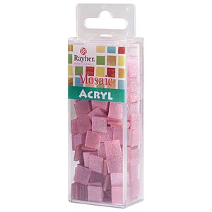 4006166406256 - Mosaiksteine glitter rosé Acryl glitter