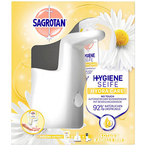 4002448122883 - Seifenspender Set mit Refill Lotusblüte & Kamillenöl No-Touch weiß 4002448122883 250 Milliliter 4002448122883 - Seifenspender Set mit Refill Lotusblüte & Kamillenöl No-Touch weiß 4002448122883 250 Milliliter