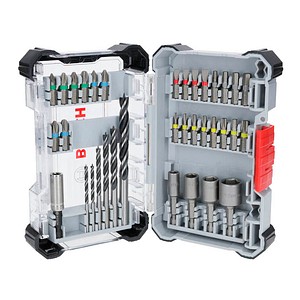 6949509247193 - AKTION BOSCH Extra Hard and PRO Wood Bohrer- und Bit-Set 35-teilig mit Prämie nach Registrierung 6949509247193 - AKTION BOSCH Extra Hard and PRO Wood Bohrer- und Bit-Set 35-teilig mit Prämie nach Registrierung