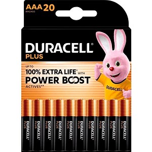 5000394177178 - 20 DURACELL Batterien PLUS Micro AAA 15 V 5000394177178 - 20 DURACELL Batterien PLUS Micro AAA 15 V