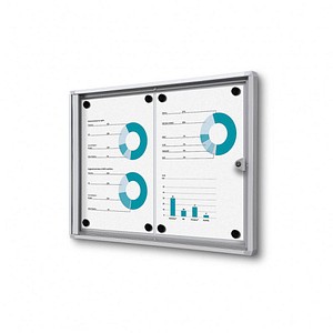 8595578357608 - SHOWDOWN Abschließbarer Schaukasten Magnetisch 491 (B) x 35 (H) cm Silber 2 x DIN A4 8595578357608 - SHOWDOWN Abschließbarer Schaukasten Magnetisch 491 (B) x 35 (H) cm Silber 2 x DIN A4