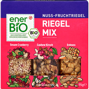 4305615985817 - enerBiO Bio Nuss & Frucht Nussriegel 3 Riegel